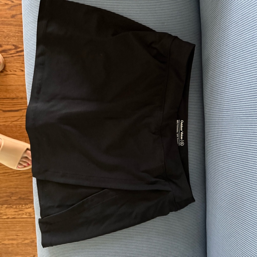 Outdoor Voices Black Skorts Athletic Style